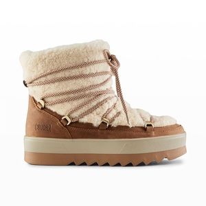 Winter platform boots by Cougar. Genuine Shearling